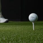 golf ball and golfer
