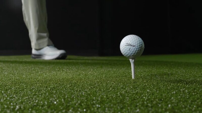 golf ball and golfer